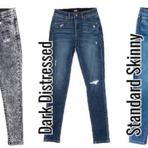 Dark wash jeans with tummy control!!